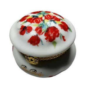 Ben Bridge Porcelain Ring Pill Trinket Box 2005